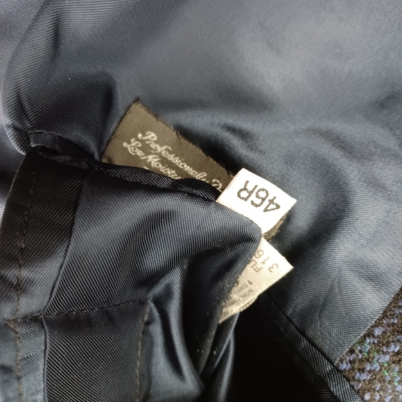 Christian Dior Monsieur Blazer 46R Mens Blue Wool Prince Of Wales McAlpin's USA - Picture 4 of 12